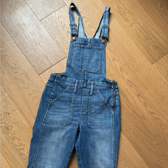 Madewell Skinny Overall - Size S - EUC - Medium Blue Wash Denim Jeans - Picture 2 of 12